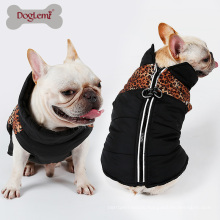 Отражательная застежка-молния воды упорная зима теплая Одежда для собак куртка